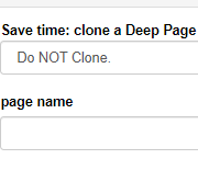 Cloning your deep pages